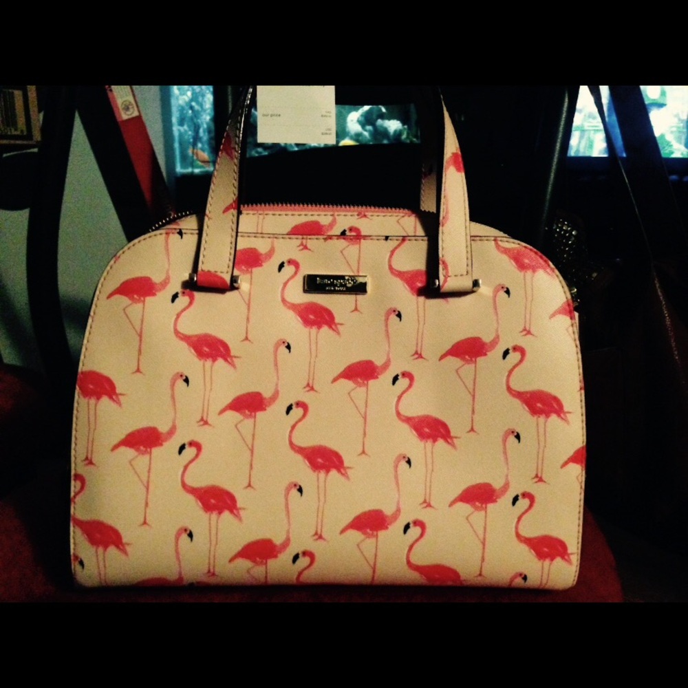 Kate Spade flamingo purse!